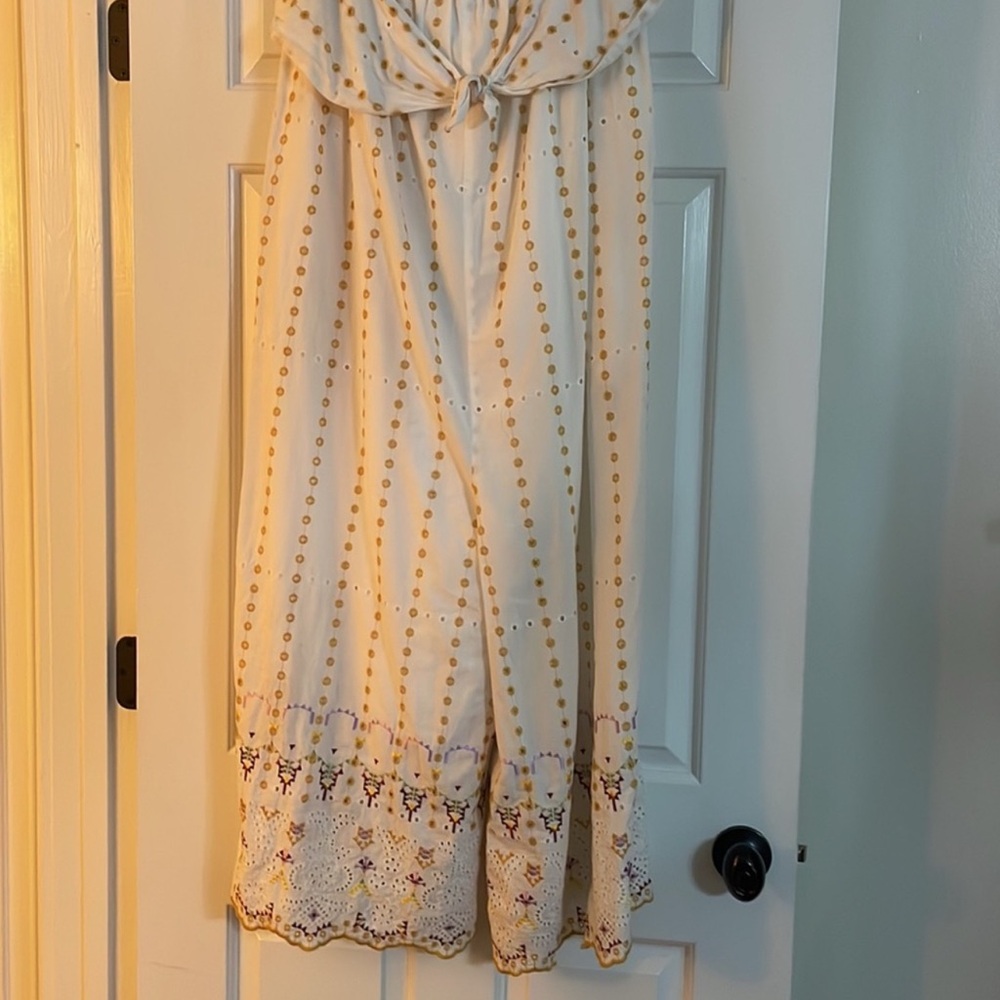 By Anthro Eyelet Embroidered Jumpsuit - Picture 4 of 5
